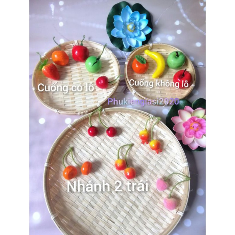 (1 trái) Trái cây giả trang trí size nhỏ, đạo cụ chụp ảnh