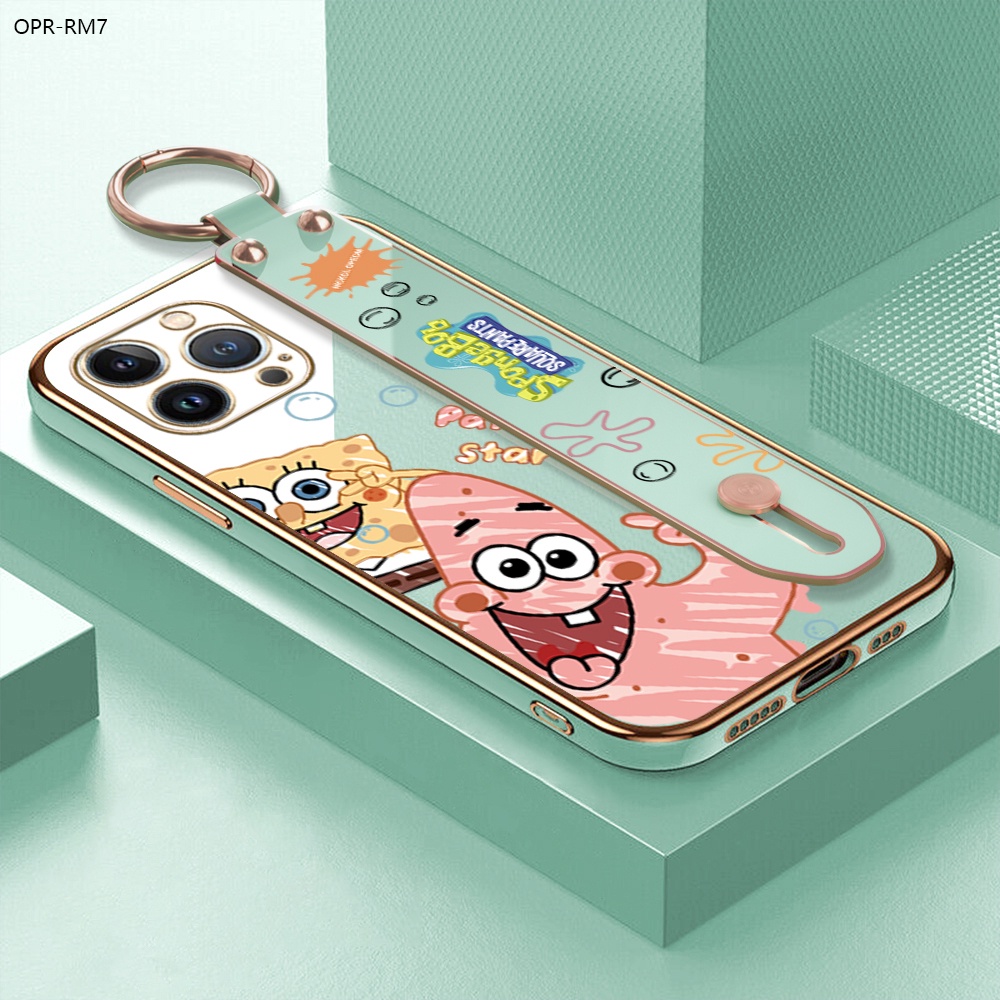 Realme 7 7i 6 6i 5 5S 5i 2 Pro 5G Cho Ốp lưng điện thoại In Hình SpongeBob