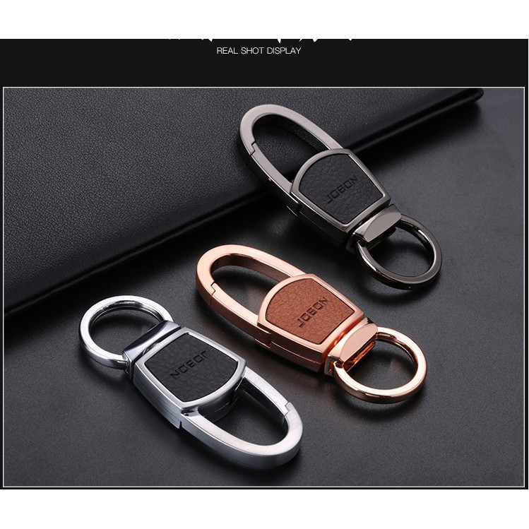 Móc khóa da cao cấp cho ô tô Jobon car keychain