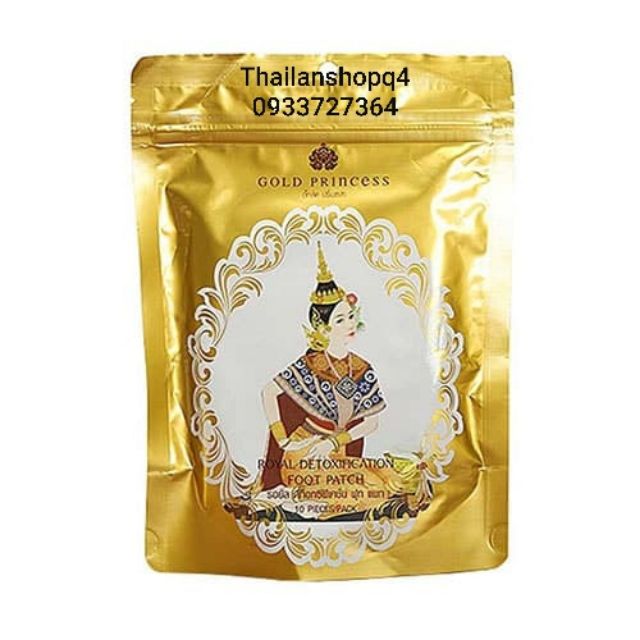 (HCM) Miếng dán thải độc chân Gold Princess Thái Lan