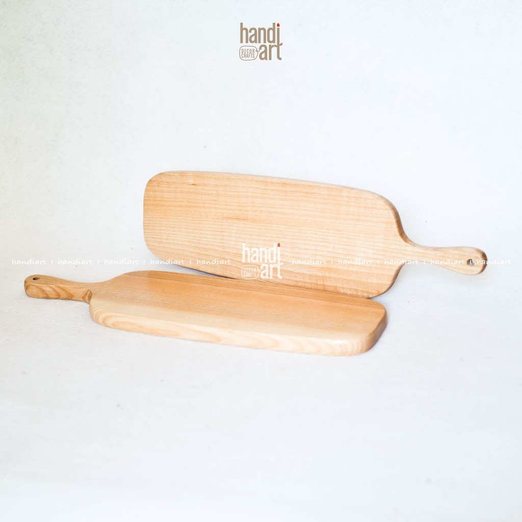 Thớt gỗ mặt dài - Thớt gỗ tay nắm ( 40*12cm)