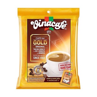 Combo 2 bịch Cà phê sữa VinaCafé Gold Original 960g (là gồm 48 gói x 20g)