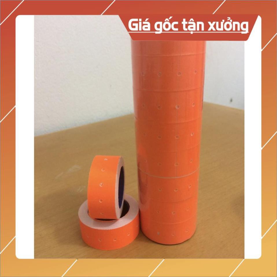 Giấy dán giá màu cam