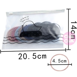 [SET 5 DÂY] Dây buộc tóc nữ mix 5 màu siêu xinh