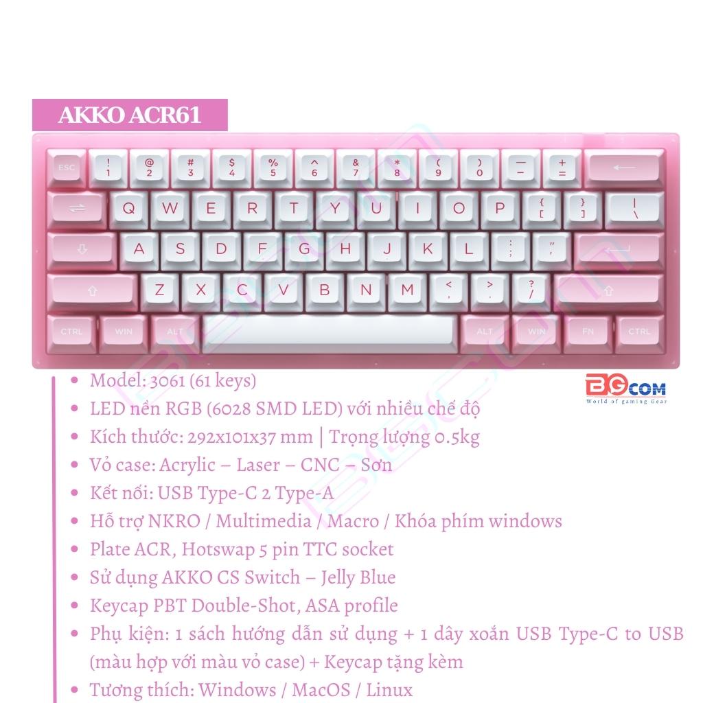 Bàn phím AKKO ACR | KIT AKKO ACR98 | ACR87 | ACR75 | ACR67 | ACR64 | ACR61 |ACR59