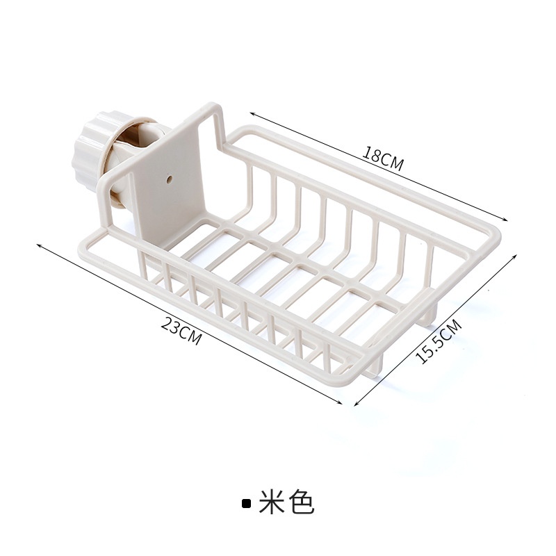 Giá đựng mút rửa chén gắn vòi nước bồn rửa nhà bếp nhà vệ sinh tiện dụng