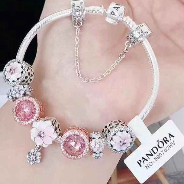 Pandora Hạt charm Làm Trang Sức Màu Hồng Thời Trang A3 66 am485 DIY