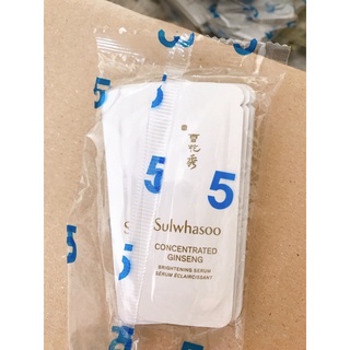 1 gói 1ml tinh chất dưỡng trắng Sulwhasoo serum Sulwhasoo bạch sâm dưỡng trắng da mờ nám 1ml