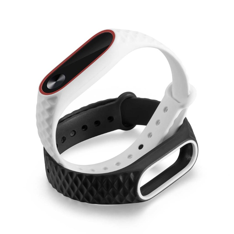 Vòng đeo tay Silicon cho đồng hồ thông minh Xiaomi MI Band 2