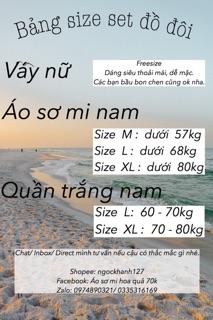 Set đồ đôi đi biển Set đồ đôi hoa quả Đồ đôi hoa quả