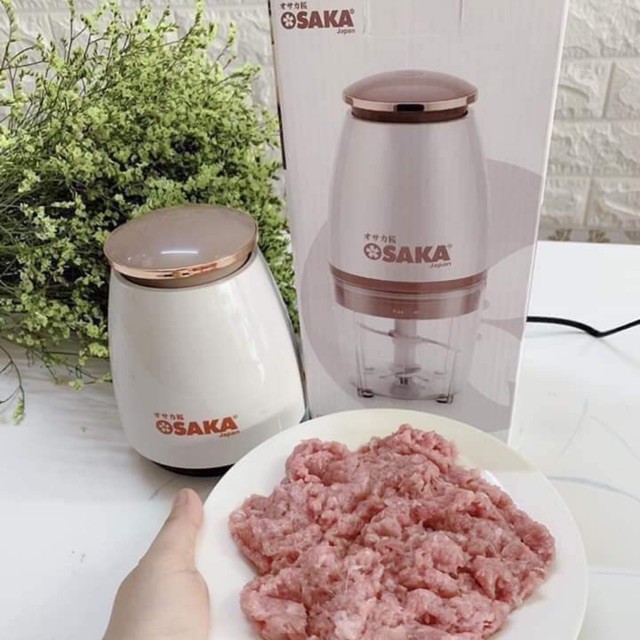 Máy xay OSAKA đa năng - cối xay sinh tố 4 lưỡi dao thép xay thịt rau củ quả