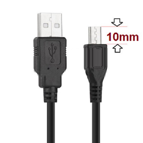 Cáp sạc Micro usb chân dài 10mm