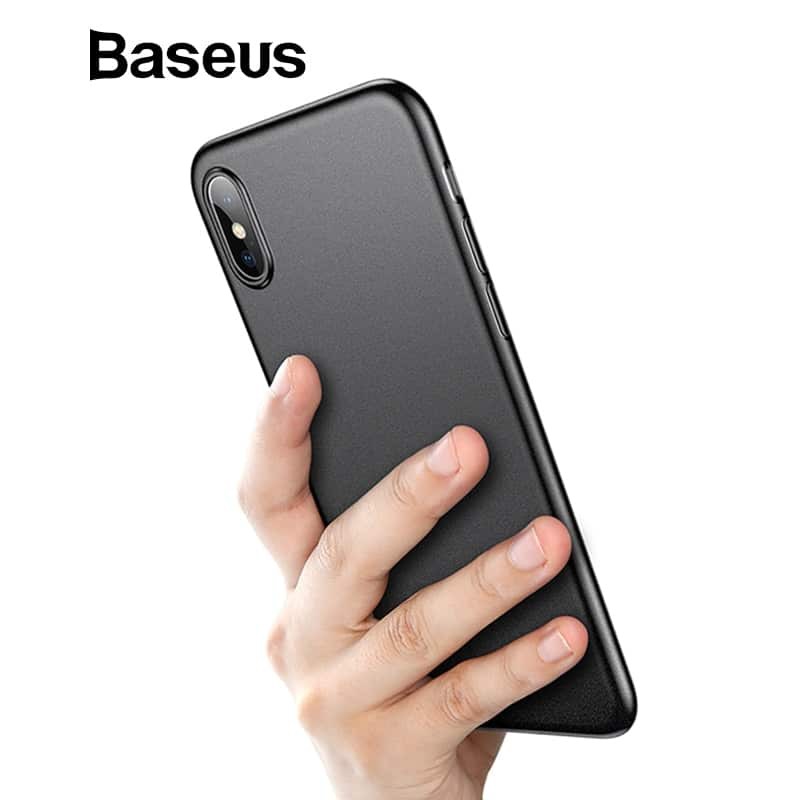 Ốp Lưng BASEUS Siêu Mỏng Chống Vân Tay Cho iPhone X/Xr/XsM/11/11Pro/11ProMax Samsung s8+/s10/s10+/note9/note10/note10pro