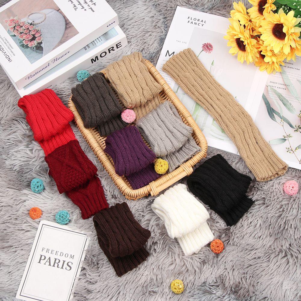 Găng Tay Len Dài Hở Ngón Ấm Áp MIHAN1