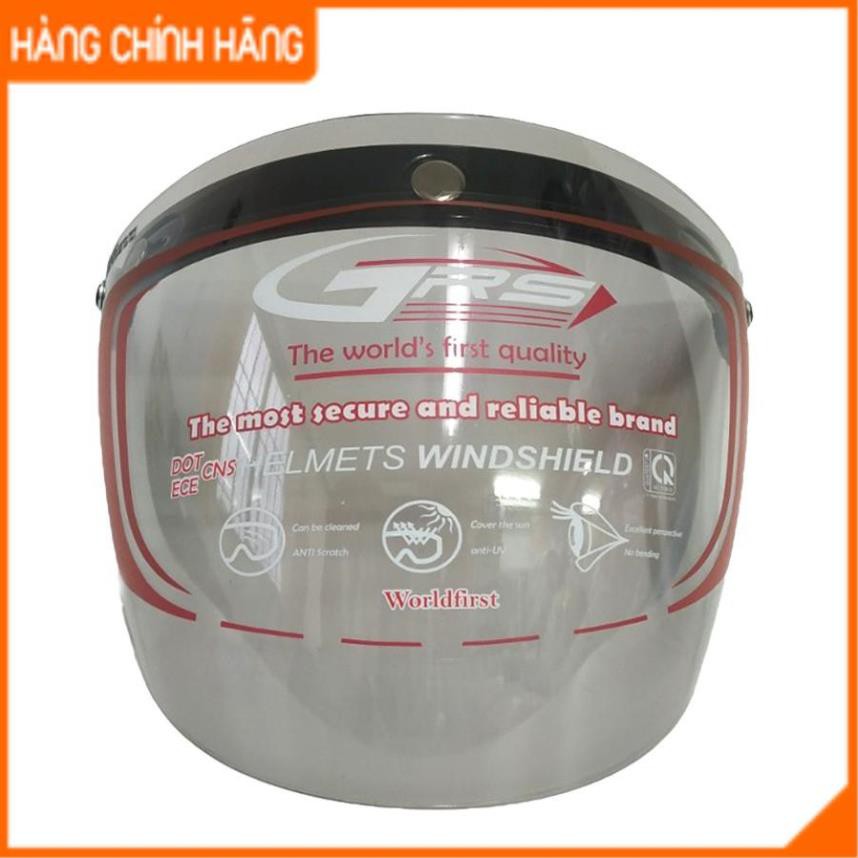 Kính rời gắn mũ bảo hiểm GRS NE-4 màu trắng và màu trà