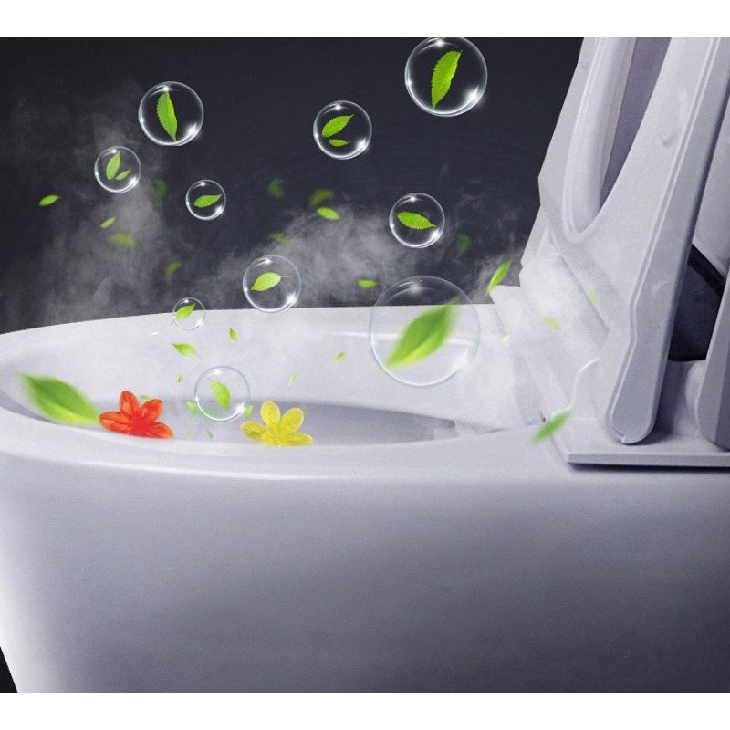 Gel khử mùi bồn cầu dạng thạch hình bông hoa với 7 mùi thơm cho toilet