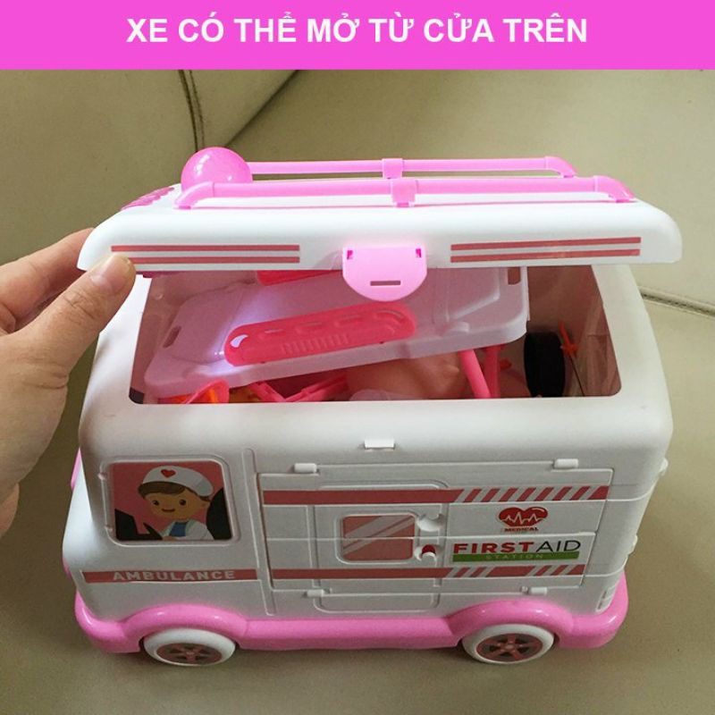 Đồ Chơi Bác Sĩ Cho Bé - Đồ Chơi Bác Sĩ Phiên Bản Xe Cứu Thương