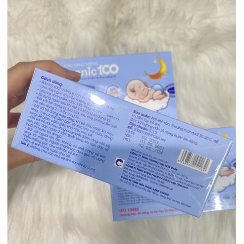Gạc Răng Miệng Organic 100 Phòng Ngừa Bệnh Về Răng Miệng Hộp 30 Gói