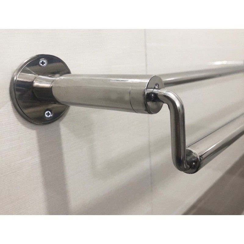 Vắt khăn đôi nhà tắm Inox 304 không rỉ cao cấp