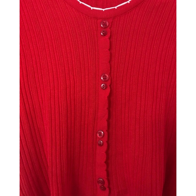 Áo mongtoghi đỏ viền trắng 2hand