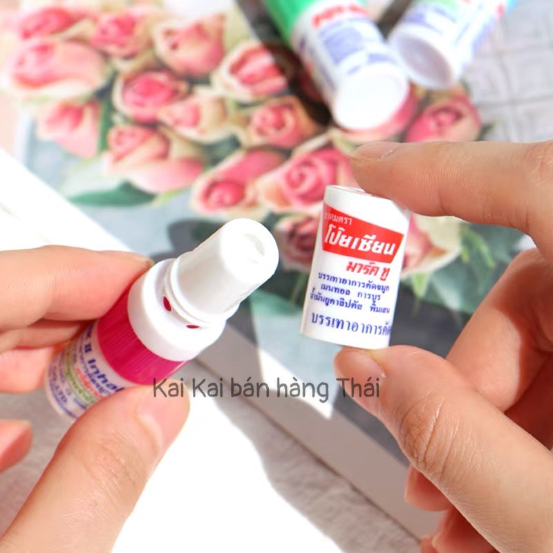 Ống Hít Thông Mũi POY-SIAN Bạc Hà Thảo Dược, Yadom Lisa Cực Thơm Dễ Chịu Thái Lan Chính Hãng
