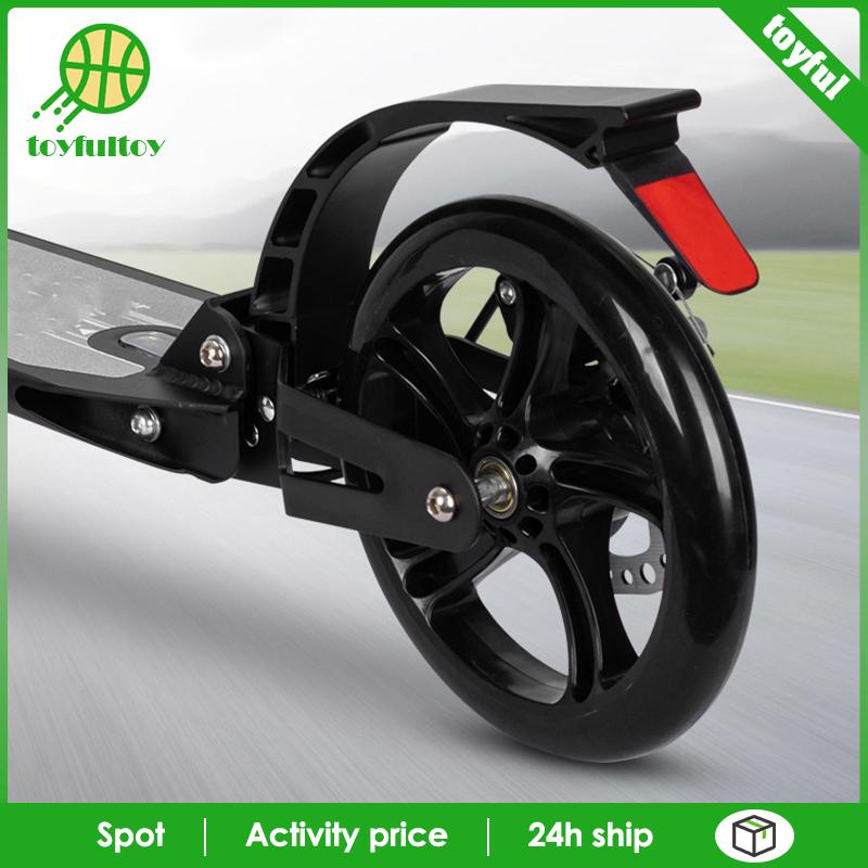 Set 2 Bánh Xe Scooter Thể Thao Chuyên Nghiệp 180mm Màu Đen