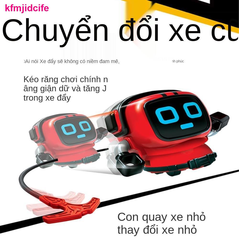 đồ sơ sinhĐồ chơi trẻ em Vòng quay ma thuật rực rỡ Đầu Xiaobao Robot Bibi Elf Boy Chiến đấu ngón tay Con