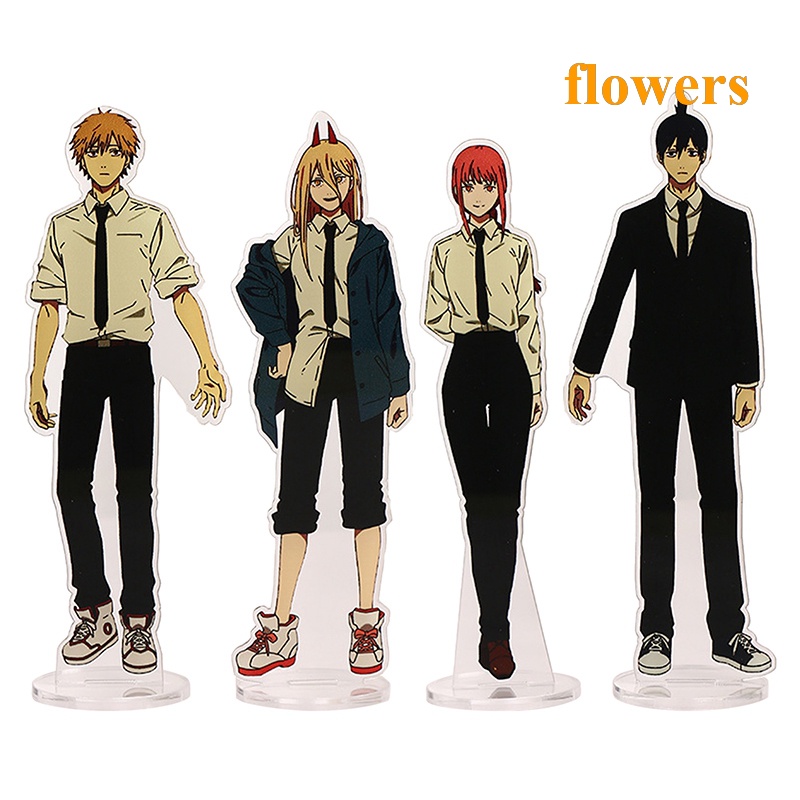 Mô Hình Nhân Vật Makima Power Denji Hayakawa Aki Hai Mặt 15CM Bằng Acrylic