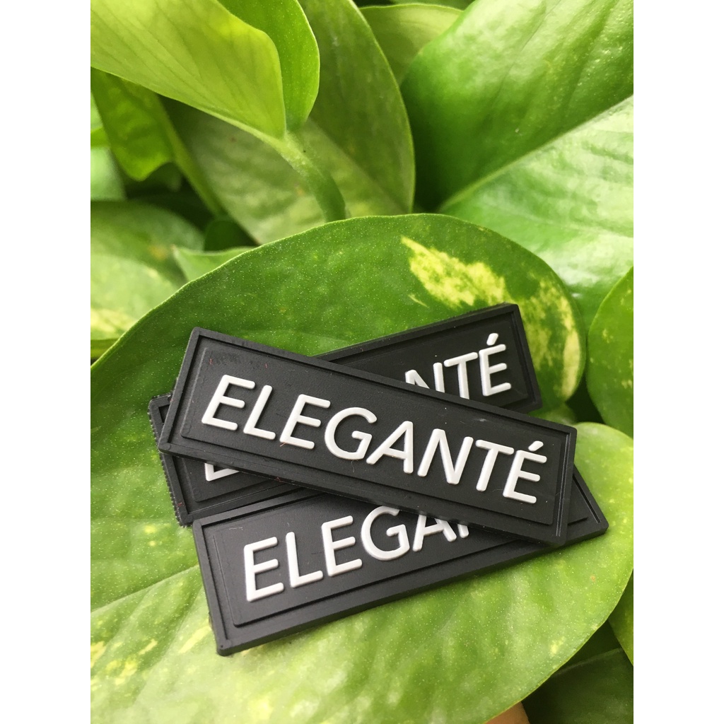 Tem cao su hình chữ nhật, nhận làm tem cao su chất lượng giá rẻ may quần áo