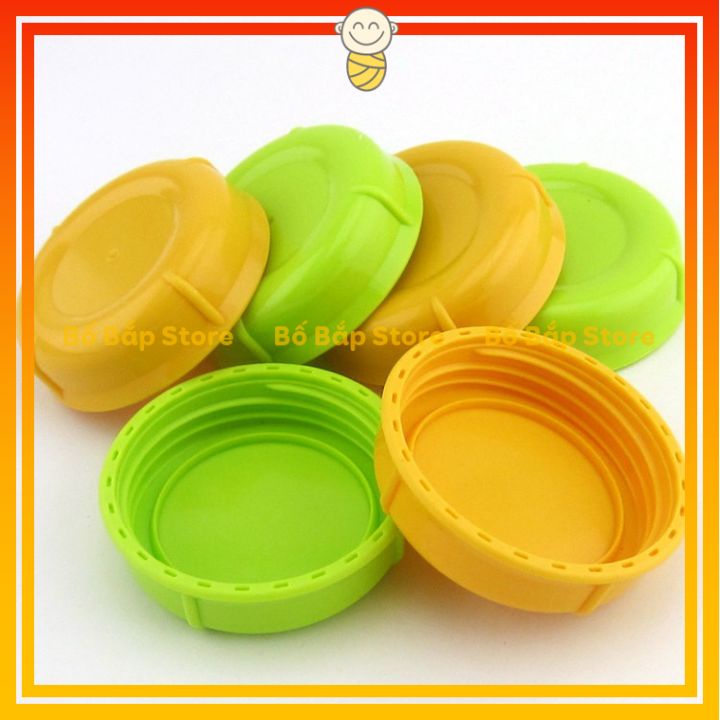 Nắp Bình Sữa Cổ Rộng, Nắp Bình Trữ Sữa - Nhựa An Toàn Không Chứa BPA - Bố Bắp Store