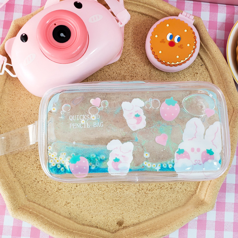 [Hàng mới về] Hộp bút trong suốt sức chứa lớn tiện lợi