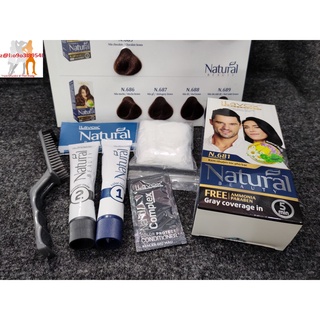 Nhuộm phủ bạc natural lavox