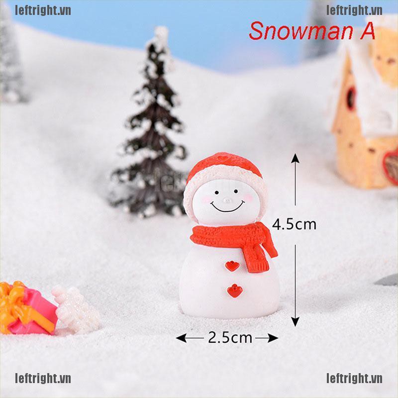 Mô Hình Người Tuyết Mini Trang Trí Sân Vườn