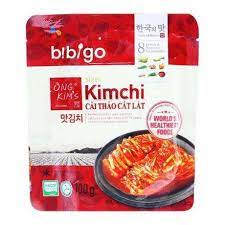 Kim chi cải thảo cắt lát bibigo Hàn Quốc hộp 500g / gói 100g / hộp 300g