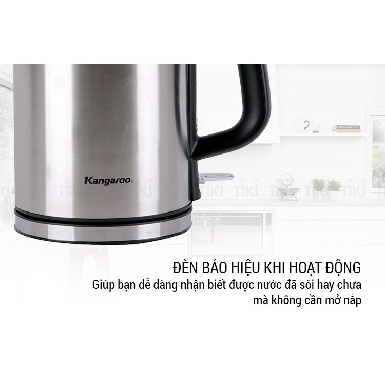 Bình Đun Siêu Tốc Kangaroo KG353 (1.7 Lít) - Hàng Chính Hãng