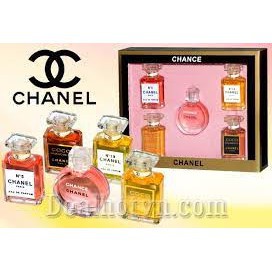 sét nước hoa 5 món mini Chanel , Nước hoa mini hương thơm nồng nàn | Thế Giới Skin Care