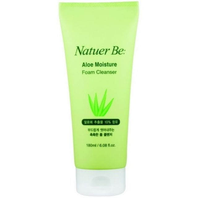 Sữa rửa mặt lô hội Natuer Be Aloe Moisture Foam Cleansing 180ml