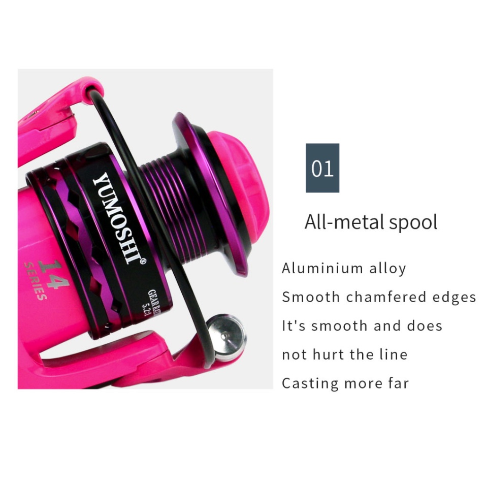 Máy Câu Cá 2000-7000 Bằng Hợp Kim Nhôm