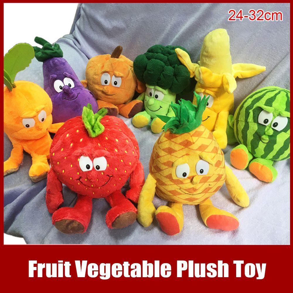 Búp Bê Nhồi Bông 25cm Hình Trái Cây Hoạt Hình Sáng Tạo Dễ Thương