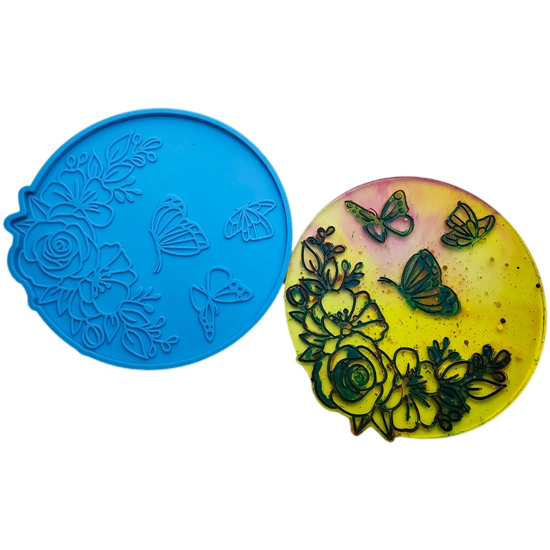 Sa Khuôn Silicone Làm Khay Đựng Đồ Thủ Công DIY Cho Tiệc Lễ Hội