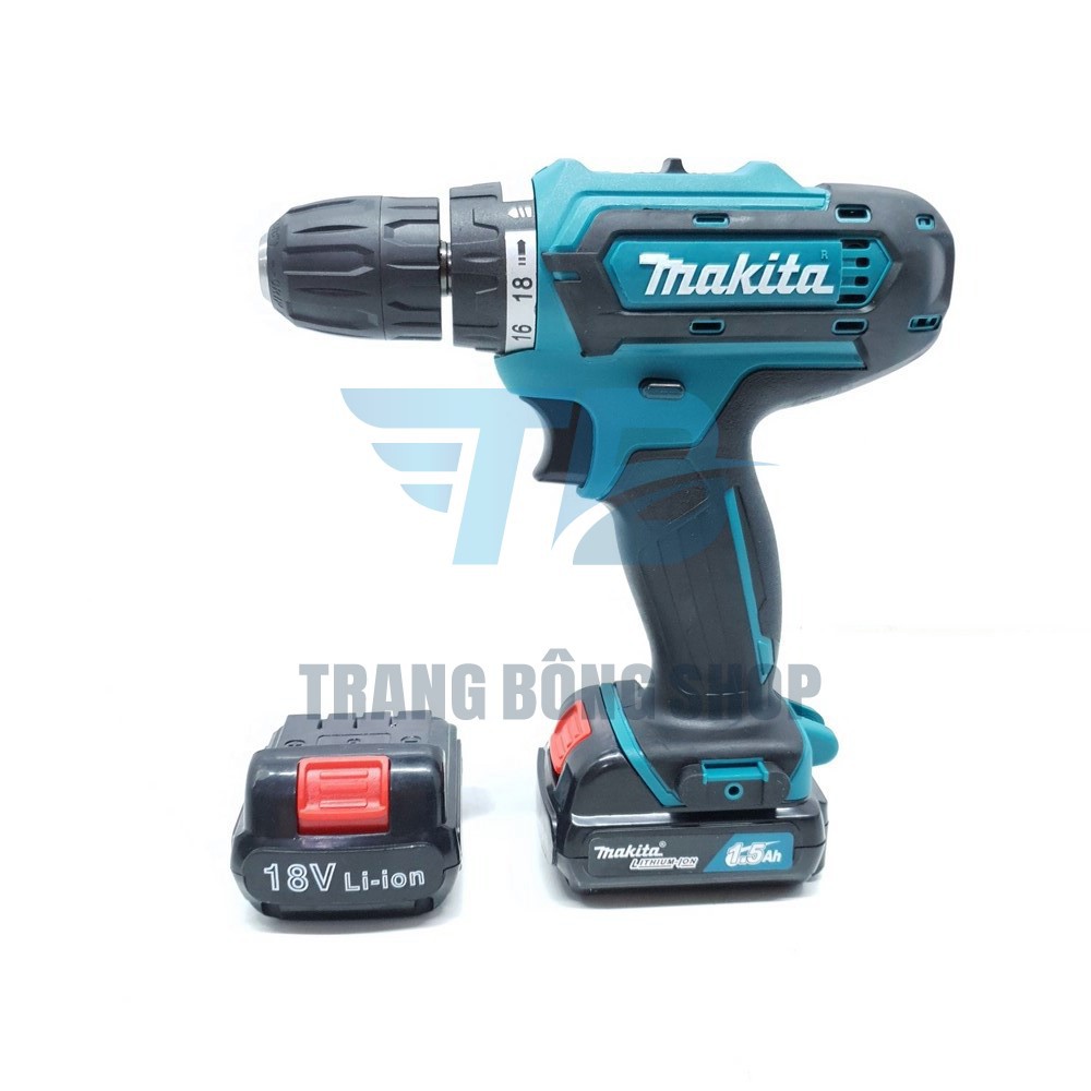 Máy khoan Pin MAKITA 18V + 2 PIN ( XANH )