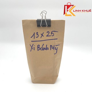 100 Túi Giấy Xi Đựng Bánh Mỳ + Thân thiện với môi trường + Kích thước 13x25 + SP034 + Túi giấy đựng fast food