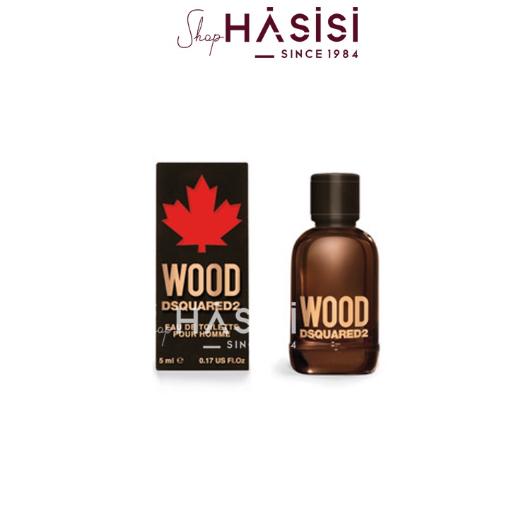 Nước Hoa Mini Nam DSQUARED2 - Wood Pour Homme EDT 5ml
