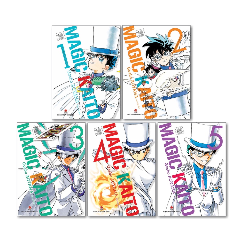 Combo truyện Magic Kaito Bộ truyện của tác giả thám tử lừng danh conan - Kim Đồng