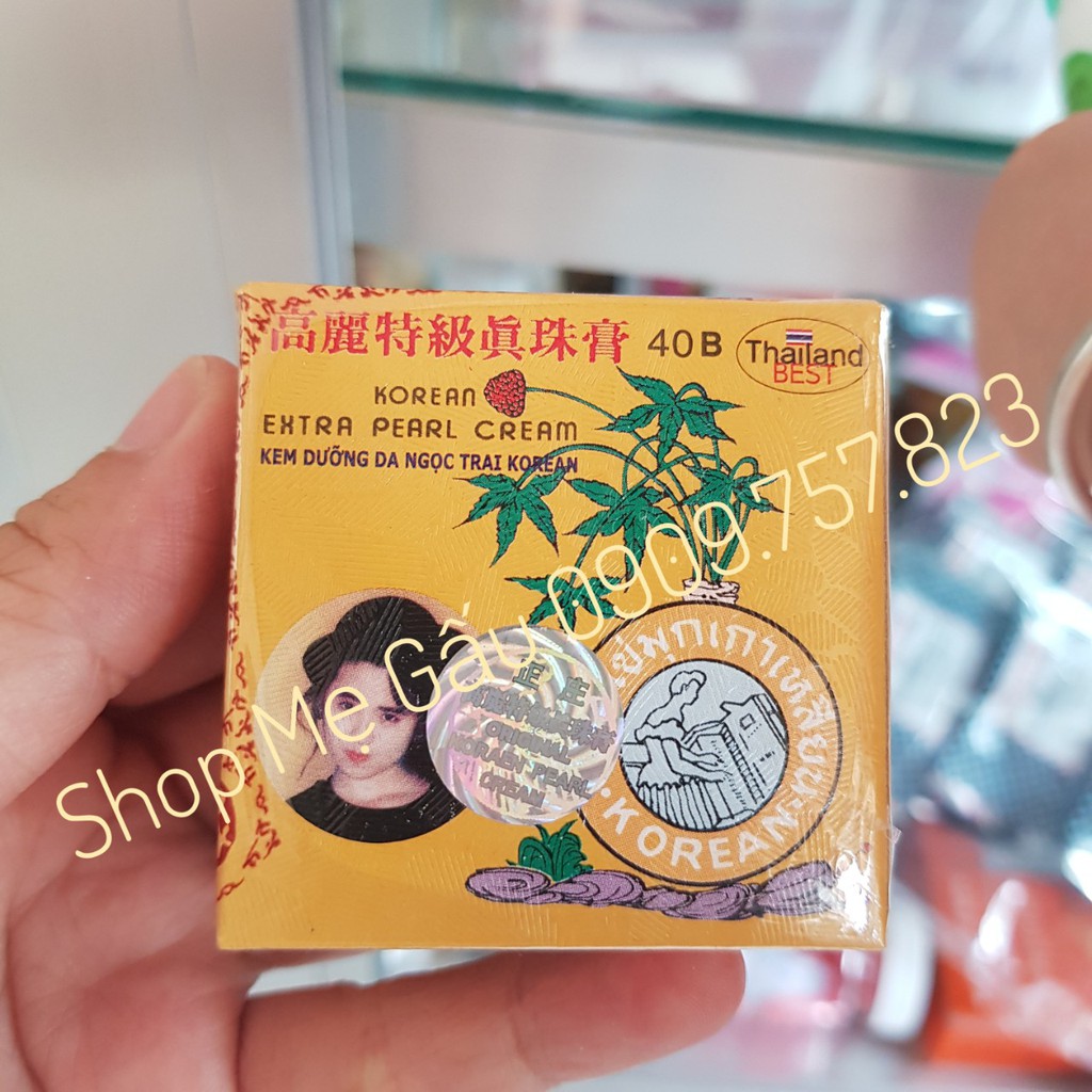 Kem sâm vàng, đỏ, hồng  korean thái lan