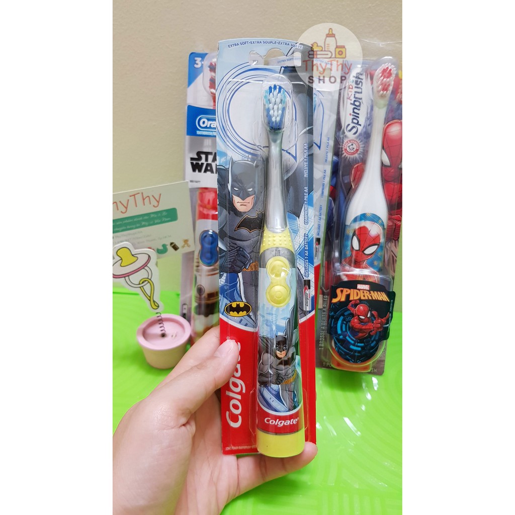 BÀN CHẢI ĐÁNH RĂNG CHẠY BẰNG PIN DÀNH CHO BÉ (Battery Toothbrush)