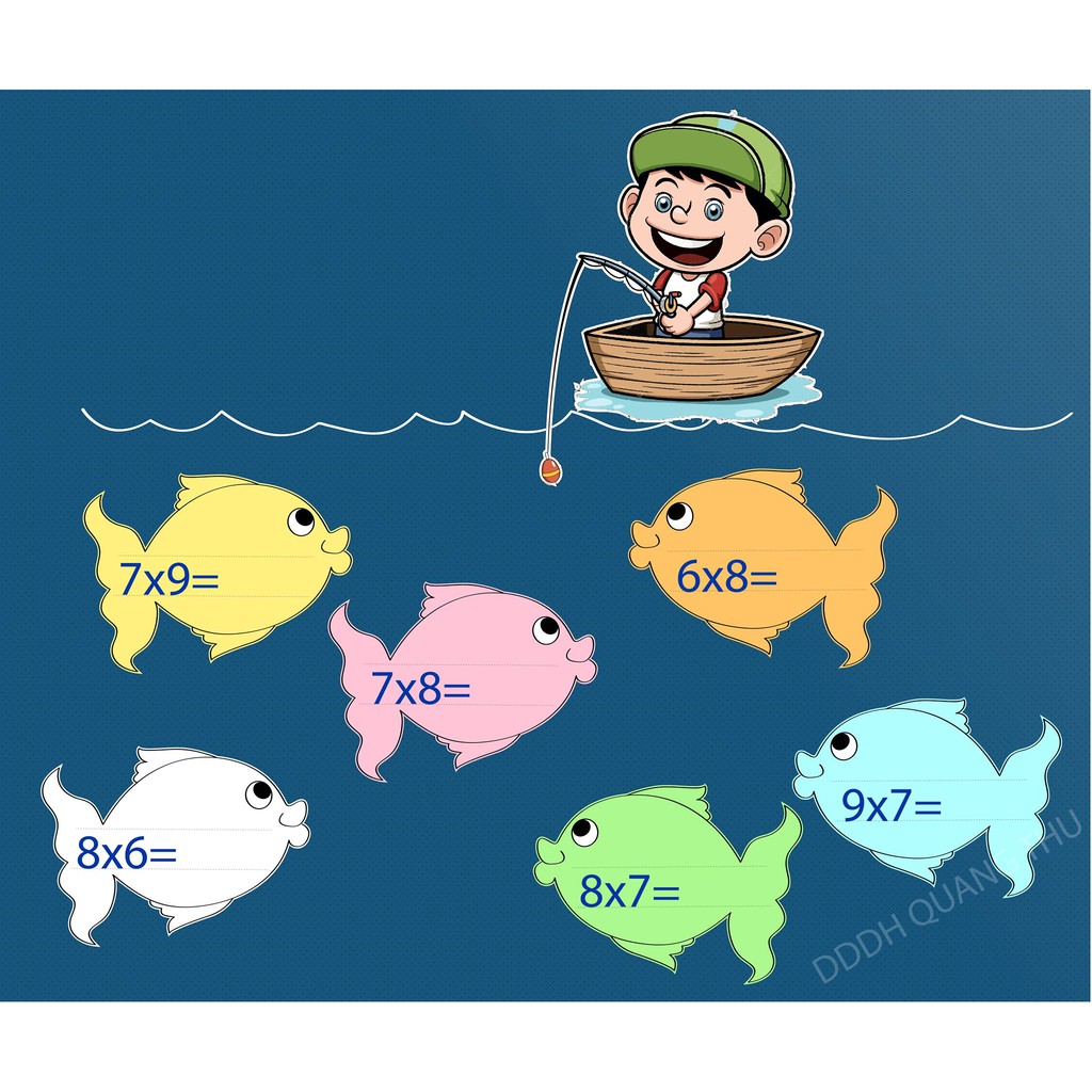 [Đồ dùng dạy học] Bé tập câu cá