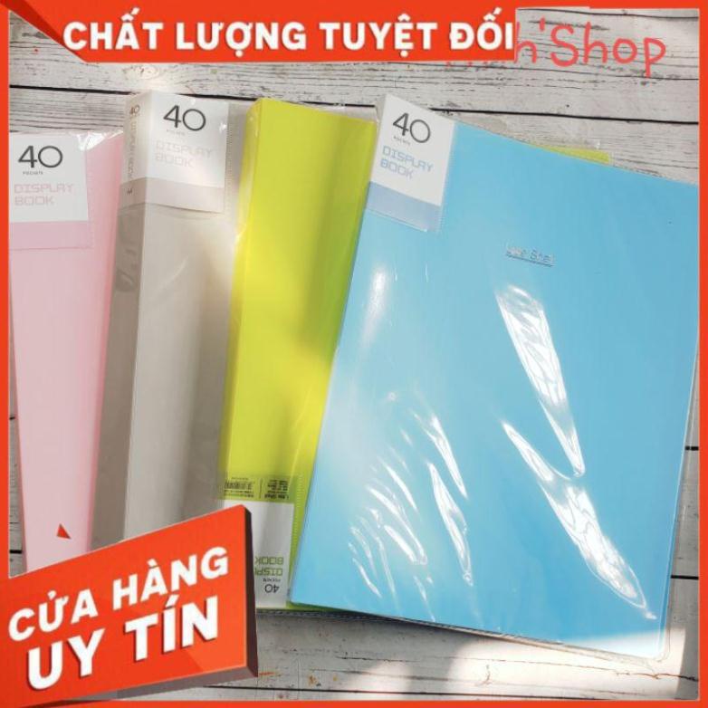 Bìa file 40 lá, lưu tranh cỡ a4, sổ lưu hồ sơ