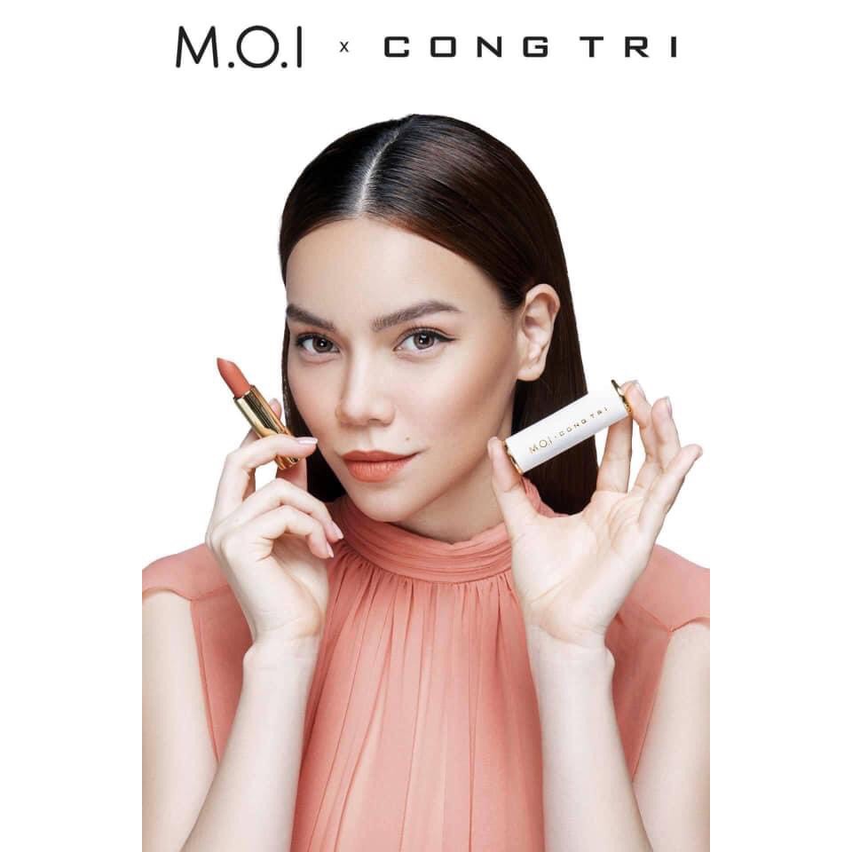 Son Thỏi Lì - Son M.O.I Hồ Ngọc Hà x Công Trí 2021 - Bản màu No.4 Chiffon ( Cam Da)