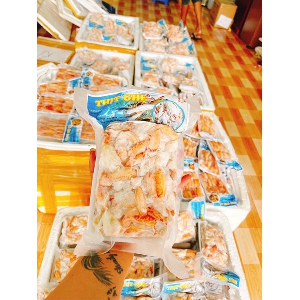 [HỎA TỐC SG] Thịt ghẹ bóc sẵn tươi ngon chất lượng nấu súp, bánh canh cua ghẹ 500g